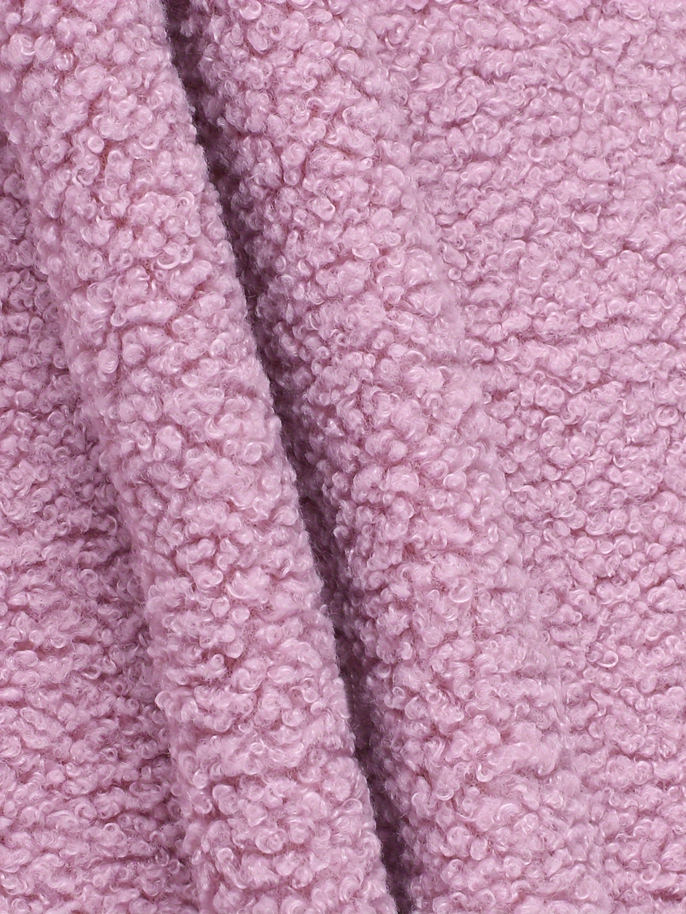 1pc cozy plus size womens casual sherpa jacket solid color polyester knit fabric with stretch stand collar long sleeve zip for details 28