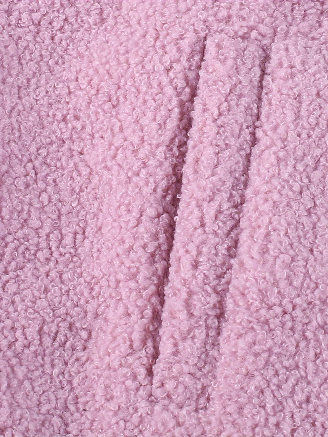 1pc cozy plus size womens casual sherpa jacket solid color polyester knit fabric with stretch stand collar long sleeve zip for details 30